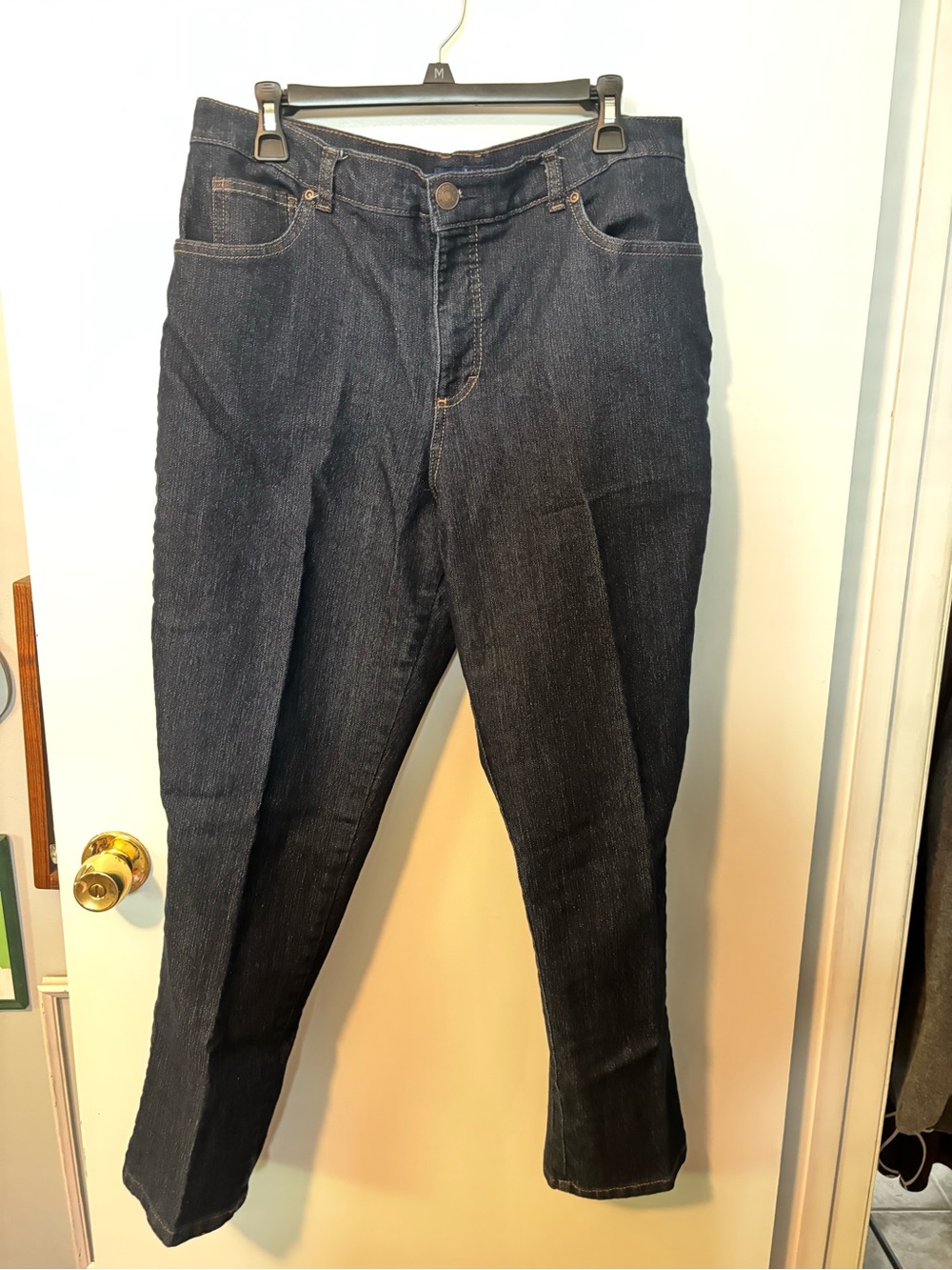 Basic Editions Classic Fit High-Rise Dark Blue Women's Jeans Size 14